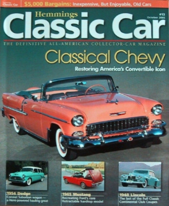 HEMMINGS CLASSIC CAR 2005 OCT - #13 - HEMI SUBURBAN, '54 DODGE, '65 MUSTANG